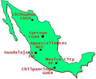 Mexican map